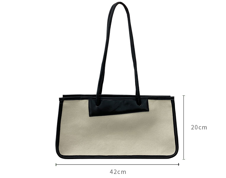 Tote Bag Large Capacity One-shoulder Carry Underarm Bag