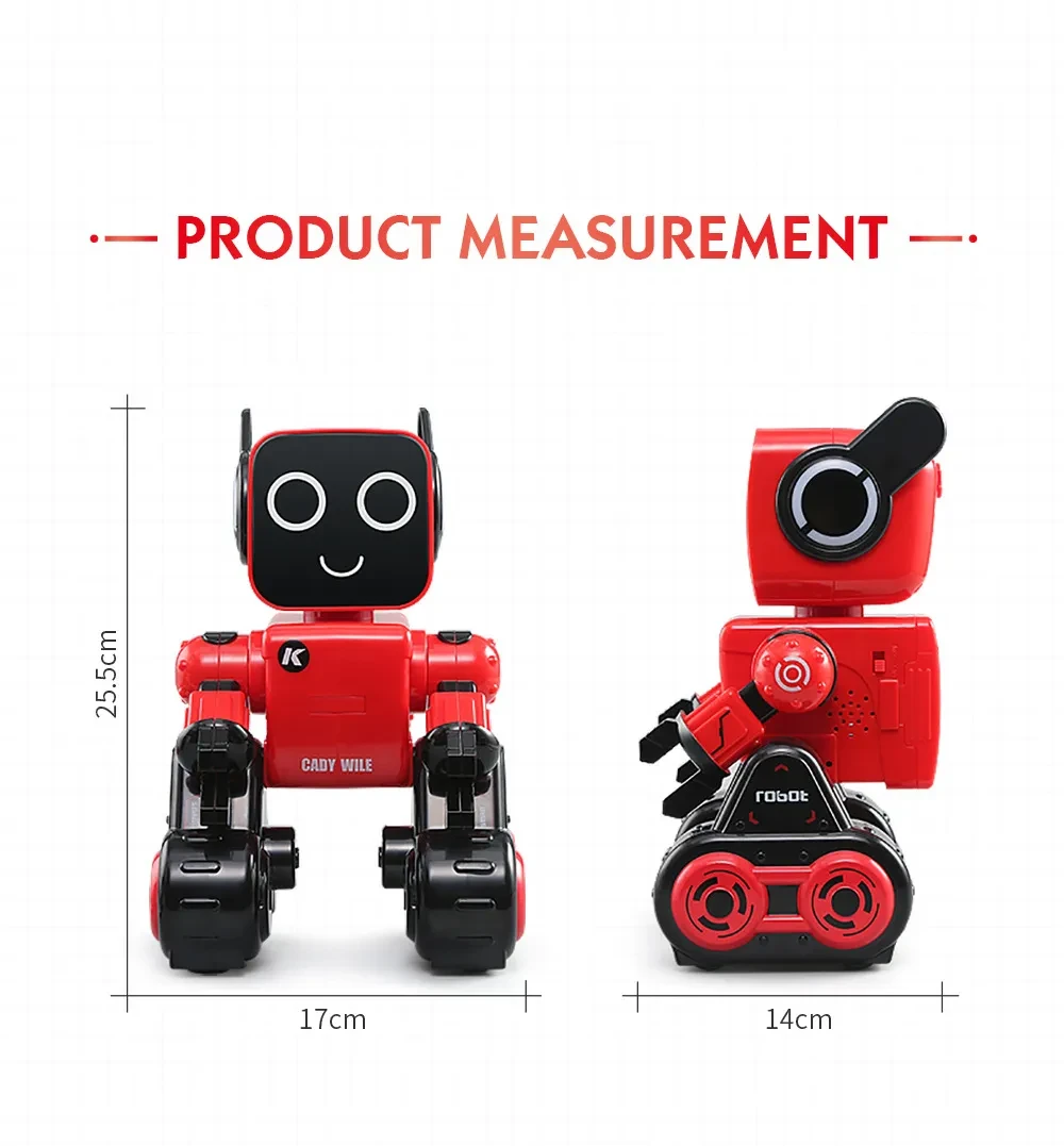 Red Intelligent Remote Control Robot