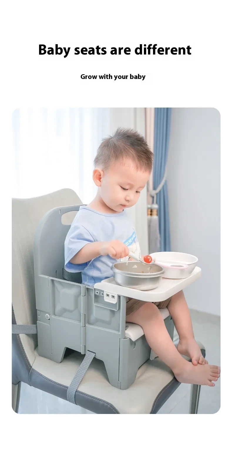 Multifunctional Portable Children's Dining Chair Outdoor Foldable Food Grade