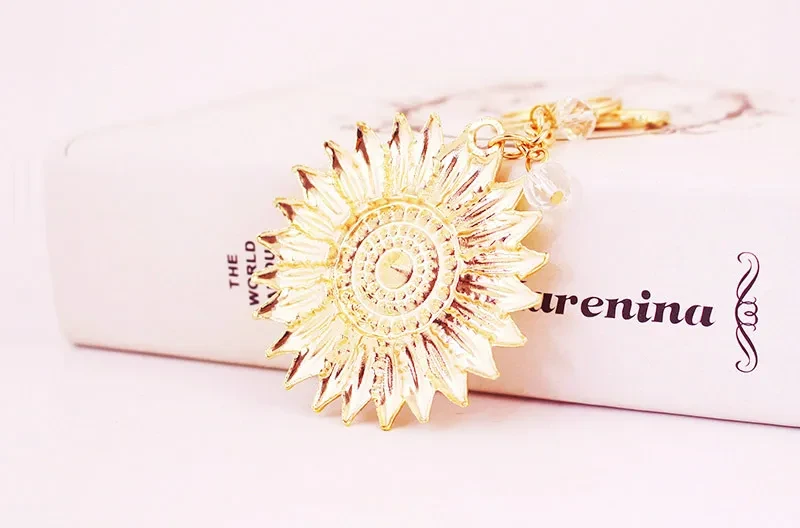 Sunflower Plant Key Chain Accessories