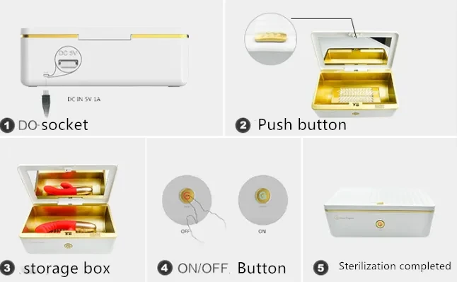 Multifunctional UV Ozone Underwear Disinfection Box