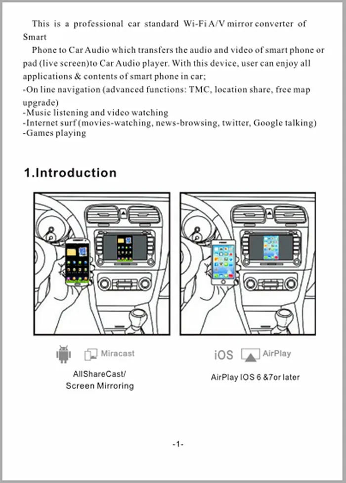 Best Seller Car Mirror Link Box