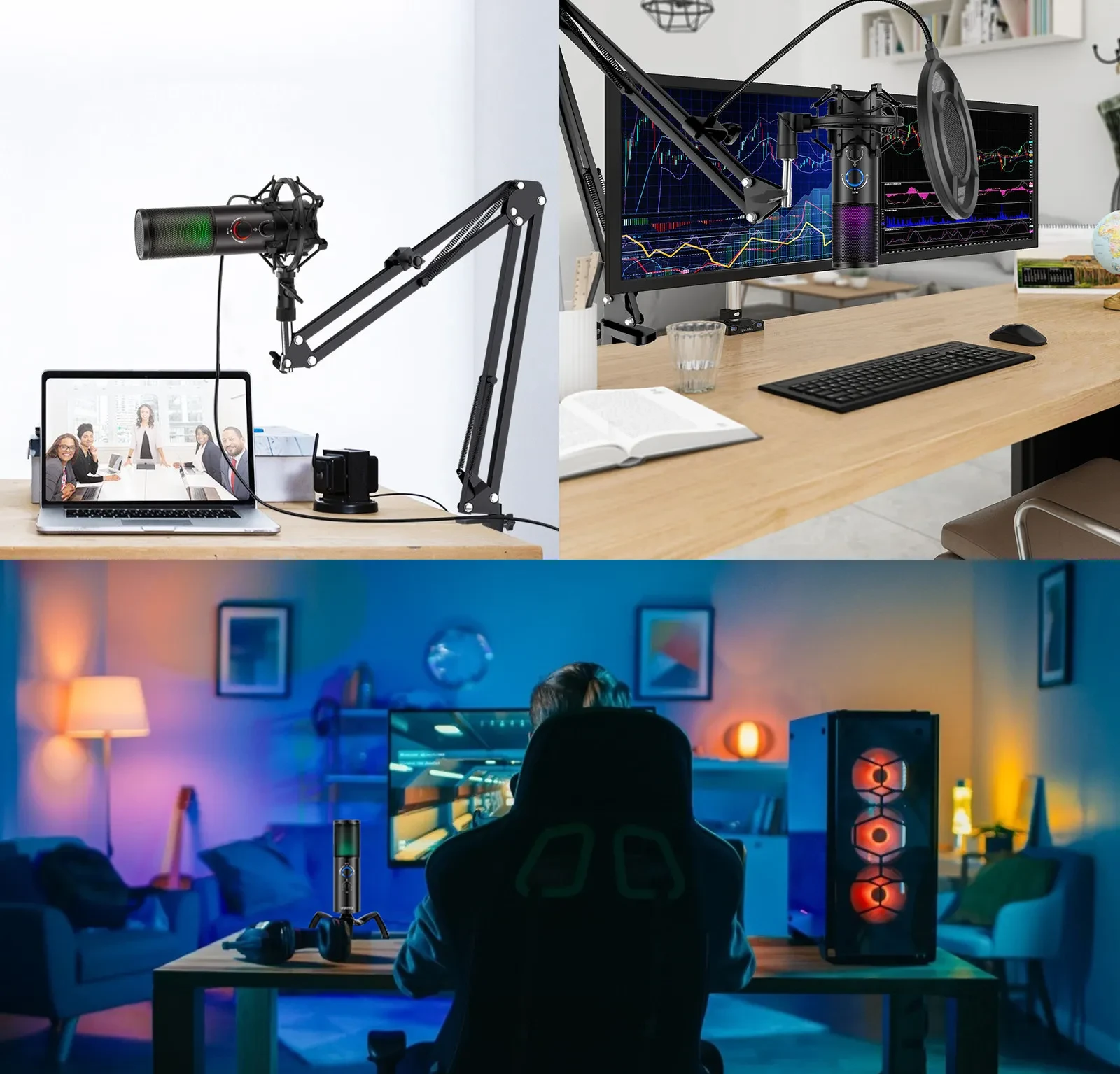 Q18 Two Directional, Recording Karaoke Condenser Microphone