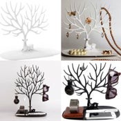 Jewellery Stand Organiser Ring Earring Necklace Holder Set