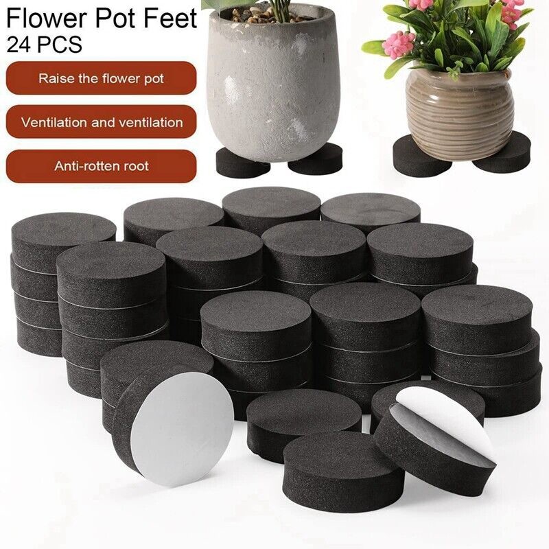 Flower Pots Feet Plant Pot Risers Mats Non Slip Pads