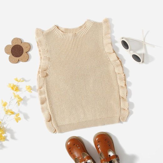 Men's And Women's Vest Knitted Sweater