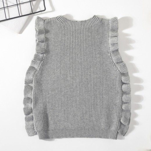 Men's And Women's Vest Knitted Sweater