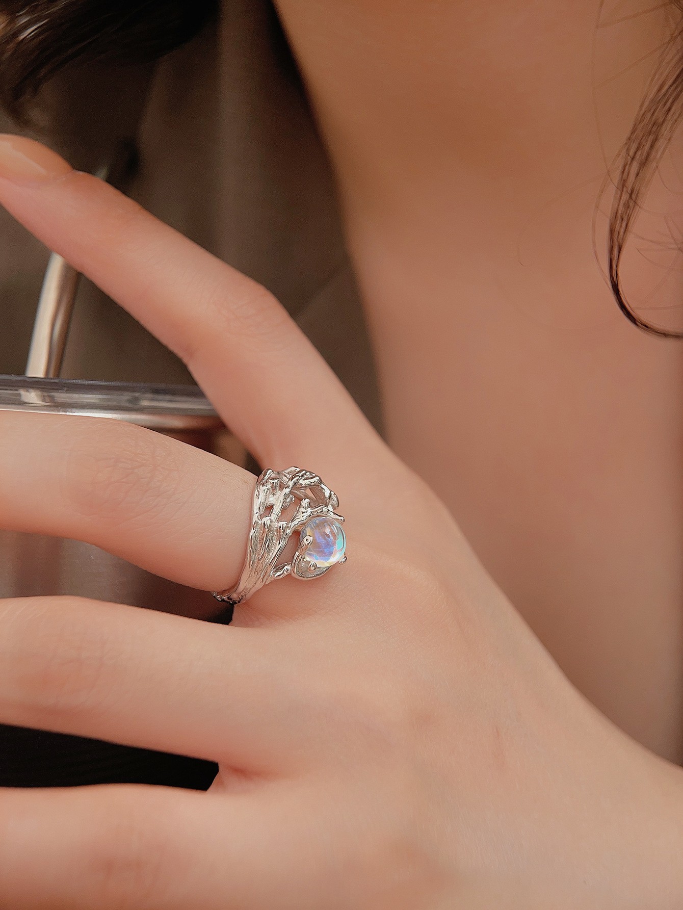 S925 Sterling Silver New Style Multi-layer Open Ring