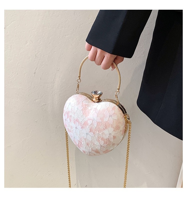 Sweet Floral Chain Crossbody Bag Fashion Tote