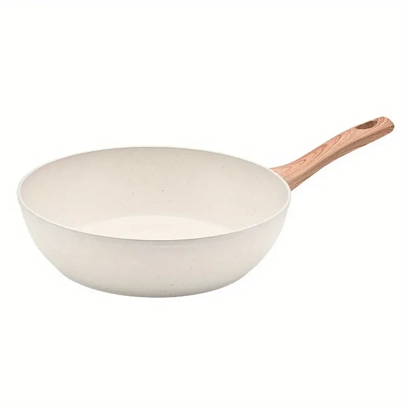 17-Piece Nonstick Cookware Set - Aluminum Kitchen Pots and Pans with Granite Coating, Frying Pans, Sauce Pans, Steamer, and Silicone Utensils