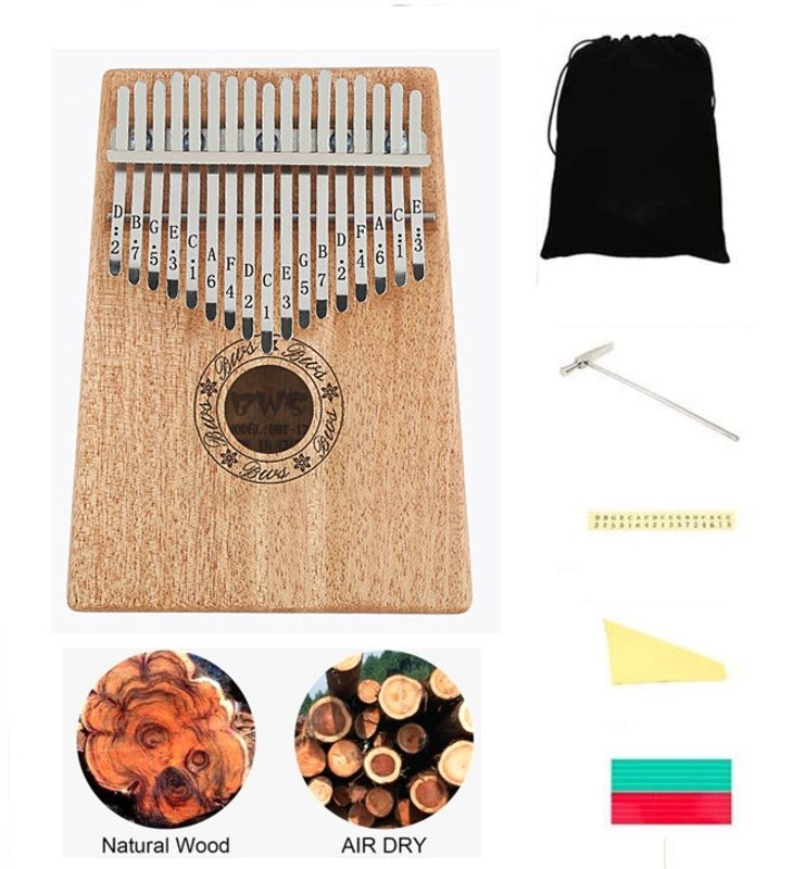 17 Key Kalimba Pocket Thumb Piano Mini Keyboard
