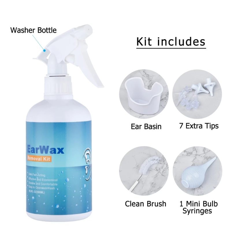 Ear Wax Removal Irrigation Cleaner Syringe Kit