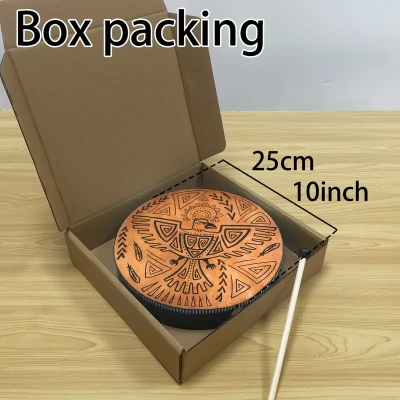 VMONKE 10-Inch Sacred Shamanic Bird Hand Drum Kit