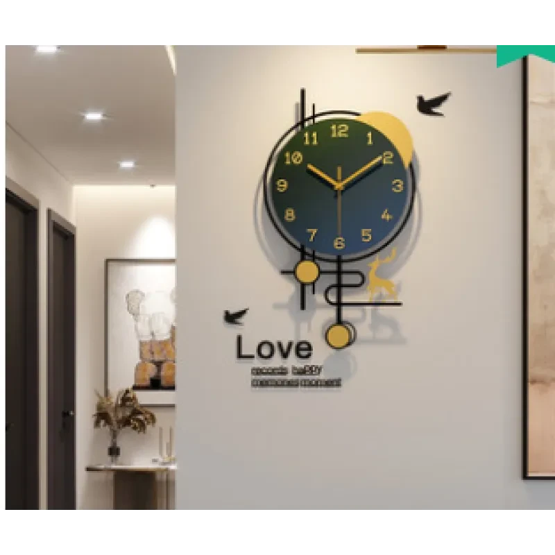 Clocks Wall Clocks Living Room Clocks Home Light Luxury Simple Modern Decoration Net Red Fashion Wall Quartz Watches Wall Watches