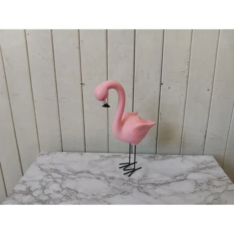 Light Luxury Internet Celebrity Flamingo Home Decoration Money Box