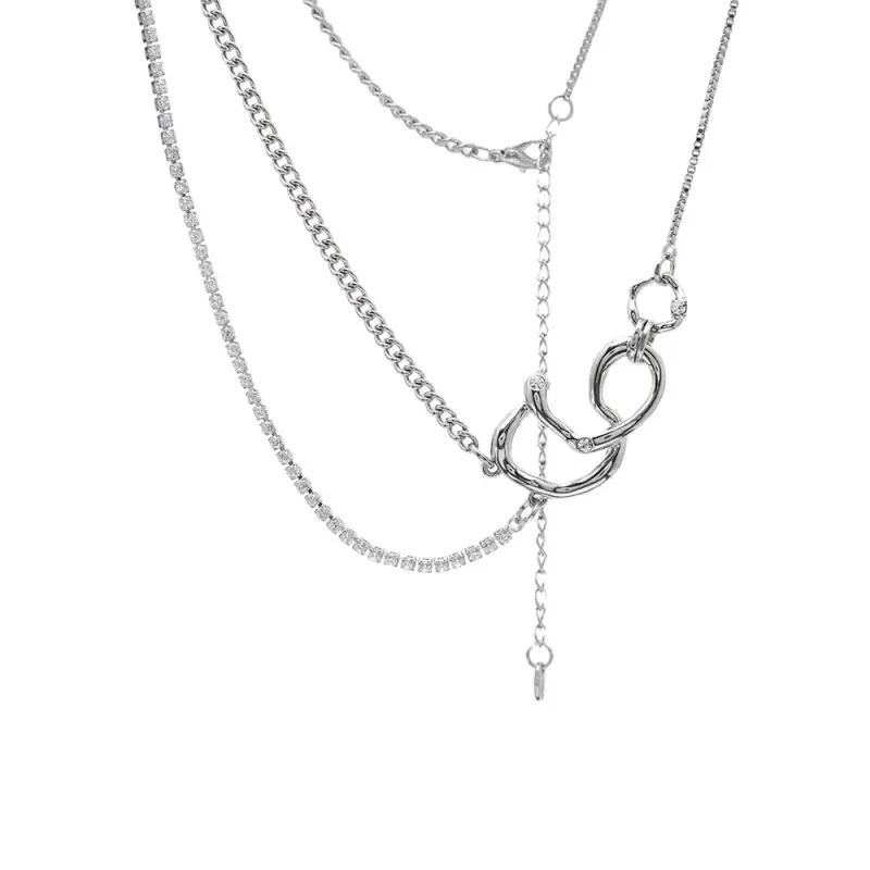 New Twist Necklaces Light Luxury Niche Design Simple And Cold Style