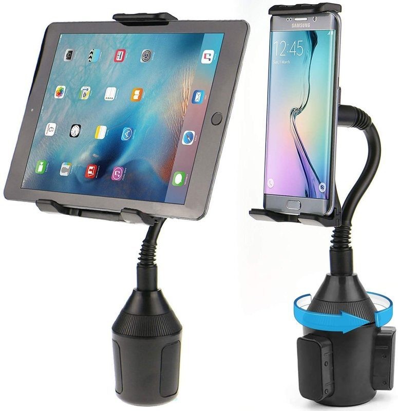 Adjustable Car Cup Holder Mount iPhone iPad