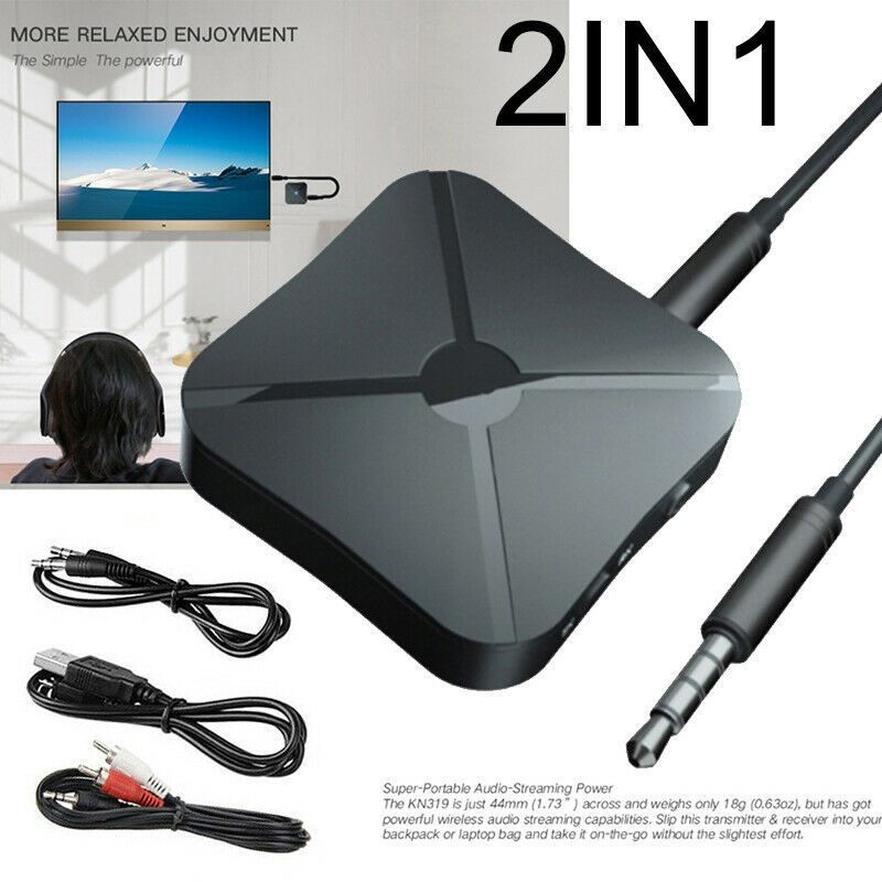 Bluetooth Transmitter Receiver Wireless Audio