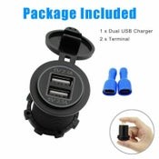 Dual USB Car Charger Socket Power Adapter