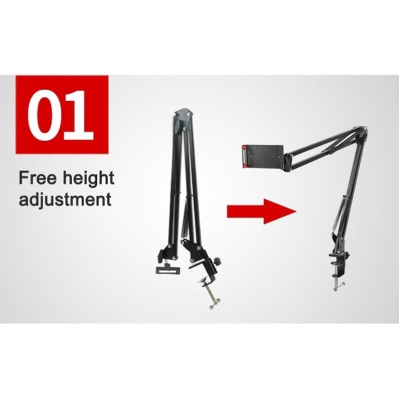 Tablet Mount Stand Phone Holder Lazy Bracket iPhone iPad