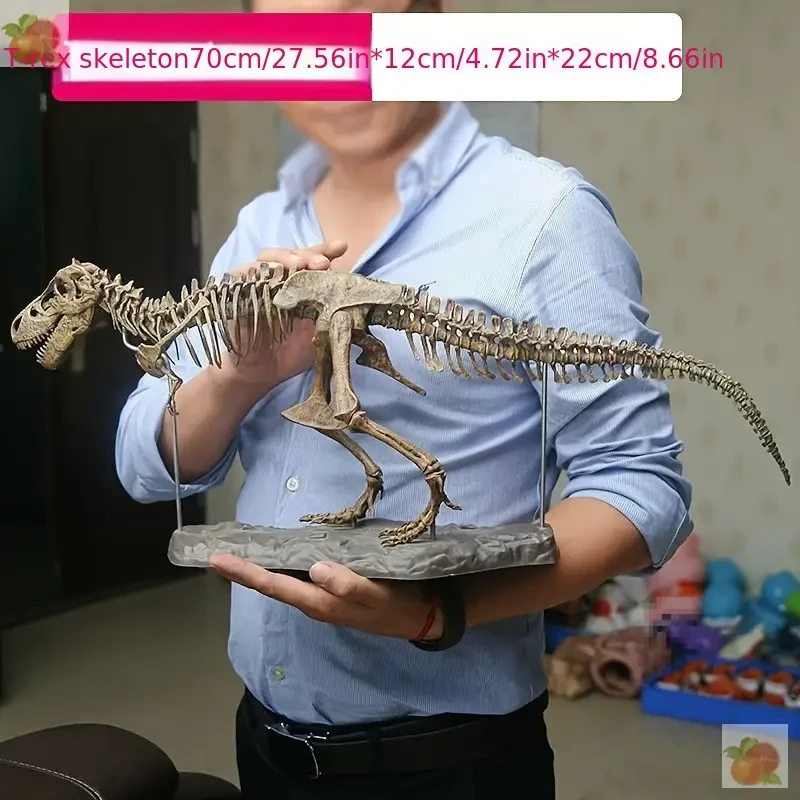 70cm high-quality PVC large-scale network hit dinosaur Tyrannosaurus rex skeleton DIY model