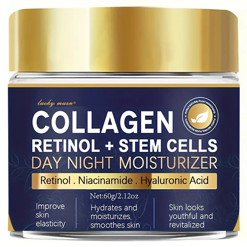 LUCKY MUSN Collagen Retinol & Stem Cell Day and Night Moisturizer
