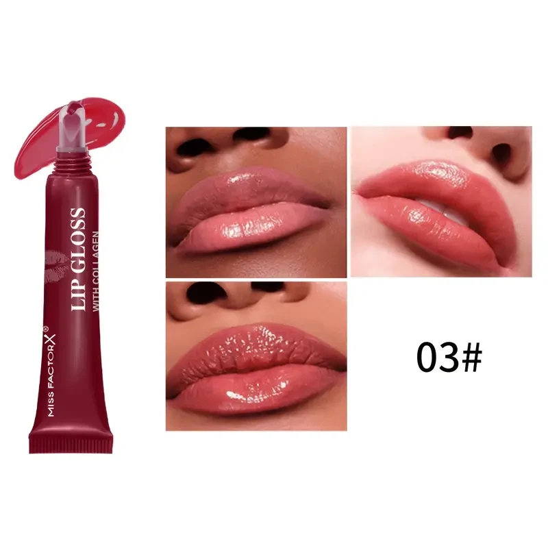 6pcs MISS FACTORX Lip Gloss Set for Women
