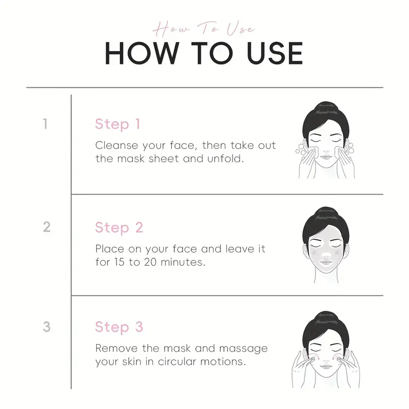 20pcs Japan Sakura Sheet Mask For All Skin Type