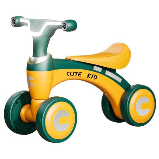Stepless Four-wheel Children's Balance Bike