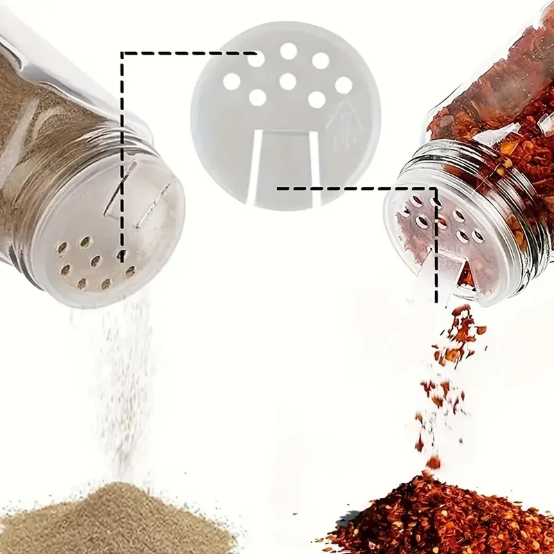 12pcs LDQ Glass Spice Jars