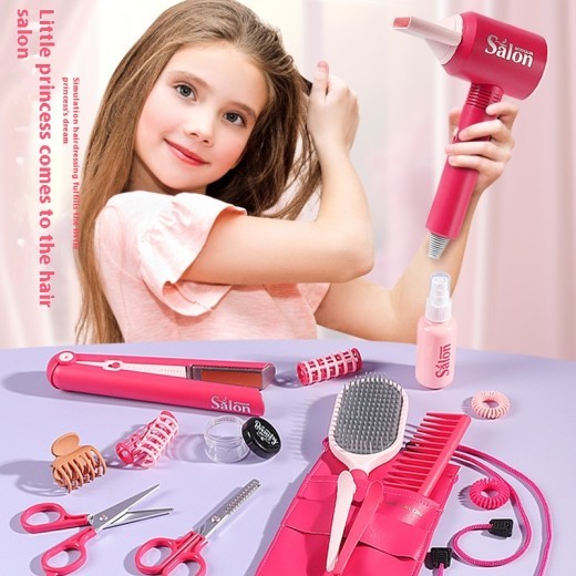 Children Play House Hair Salon Suit Toys