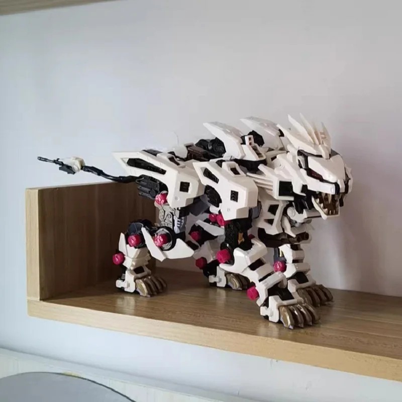 BT Building Blocks ZOIDS RZ-041 White Liger ZERO 1:72 Scale Full Action Plastic Kit