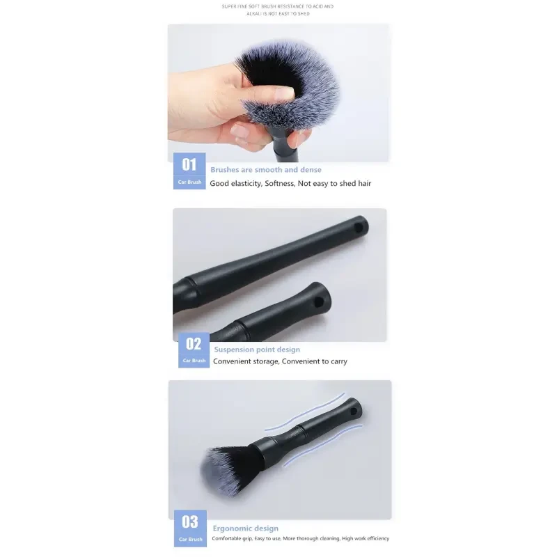Ultra-Soft Car Detailing Brush Super Soft Auto Interior