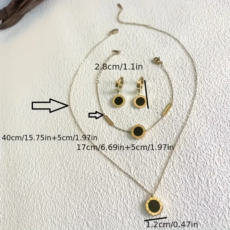 1 Set SENLANSP Women'S Minimalist Jewelry Set