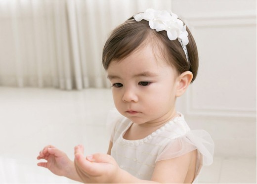 Korean Version Of Female Baby Butterfly Headband