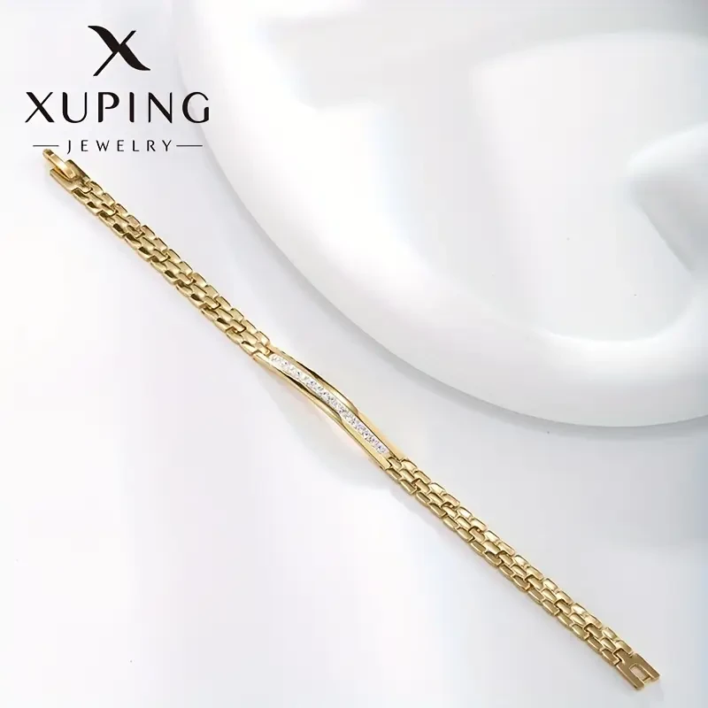 Super Flash Strap Chain Bracelet Iced Out Zirconia Elegant Hand Chain Temperament Niche Design Bracelet