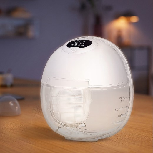 Electric Large Suction Invisible Integrated Hands-free Portable Mute Breast Suction Cup