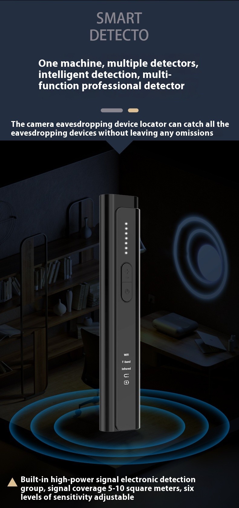 Signal Search Anti Spy Camera Detector