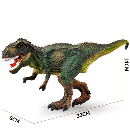 Jurassic Dinosaur With Sound Effect Sound Tyrannosaurus Tyrannosaurus Dinosaur Animal Model Children's Toys Cross-border