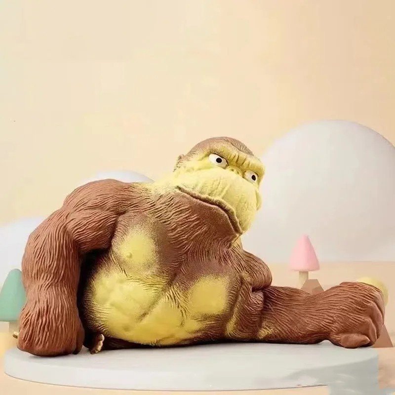 New Antistress Orangutan Fidget Toy - Squishy Elastic Monkey Stress Relief Game