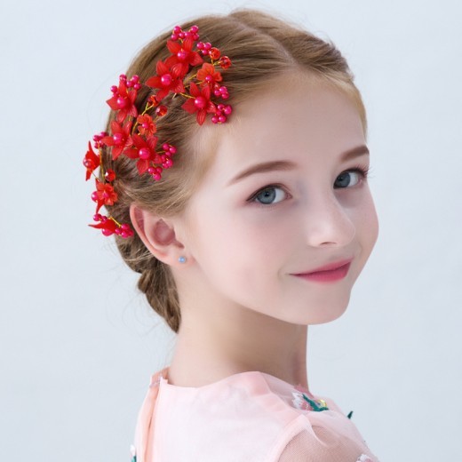 Fashion New Children's Pearl Headdress