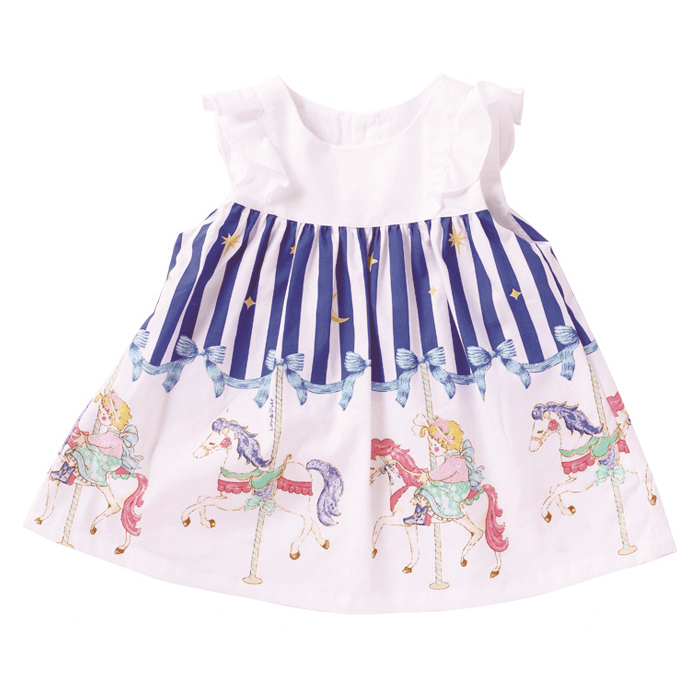 Dress Merry-Go-Round Ruffle Sleeve | 9m - 3y