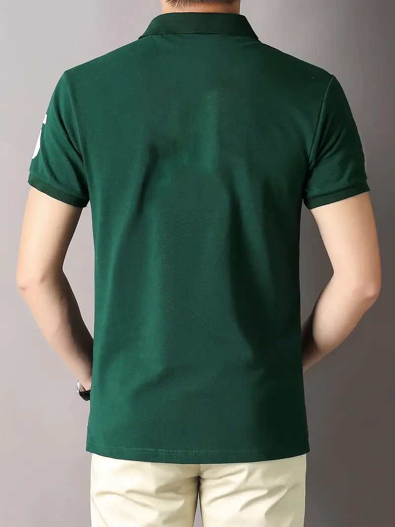 Men's Stylish Embroidered Golf Shirt