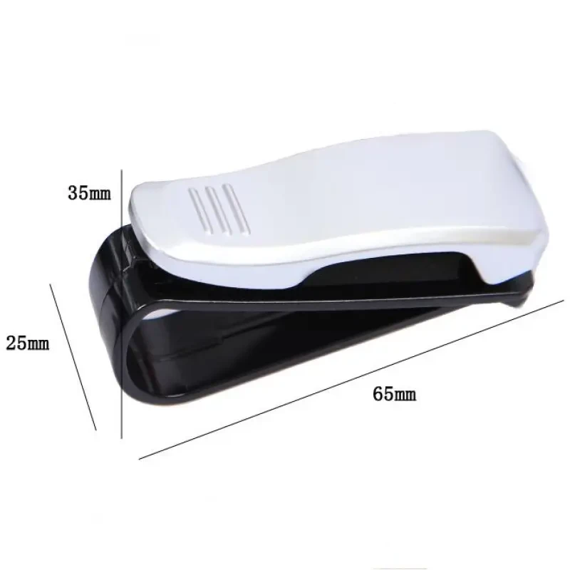 Car Sun Visor Glasses Sunglasses Ticket Receipt Card Clip Storage Holder