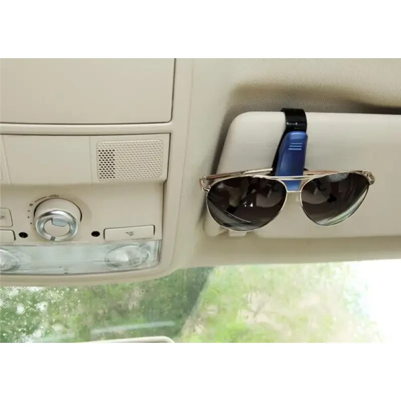 Car Sun Visor Glasses Sunglasses Ticket Receipt Card Clip Storage Holder
