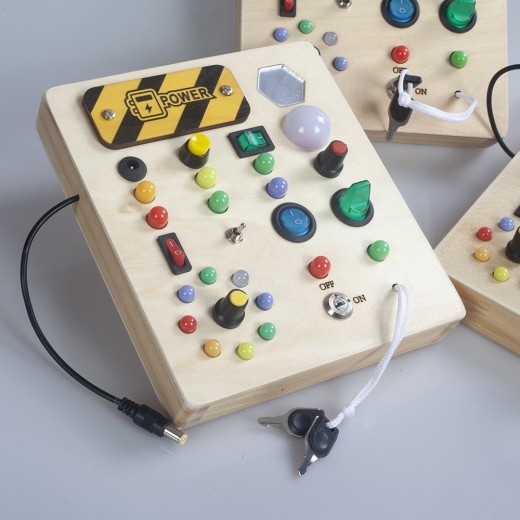 Early Education Educational Toys Wooden Horse Running Light