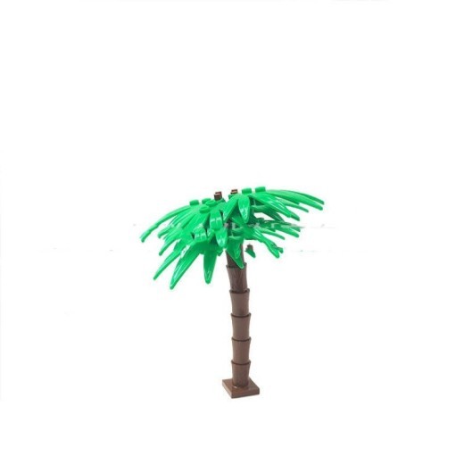 Building Palm Tree Plant Banana Tree Small Particle Building Blocks
