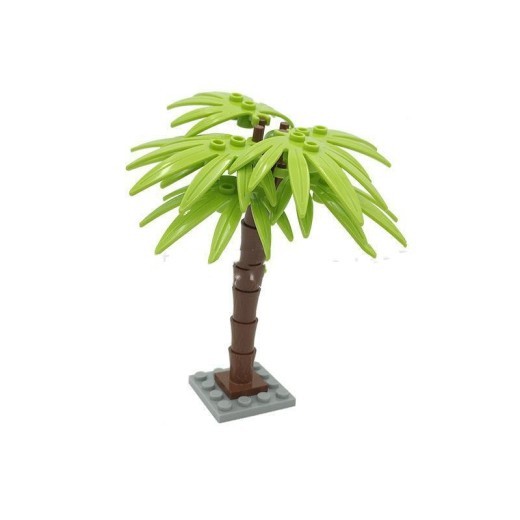 Building Palm Tree Plant Banana Tree Small Particle Building Blocks