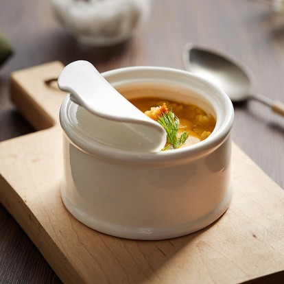 Creative Cans Dessert Bowl Hotel Restaurant Featured Small Stew Pot Ceramic Tableware