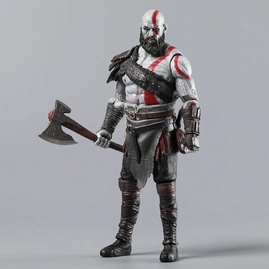 God of War Kratos & Atreus Action Figures - PVC Toys Collection Model Doll